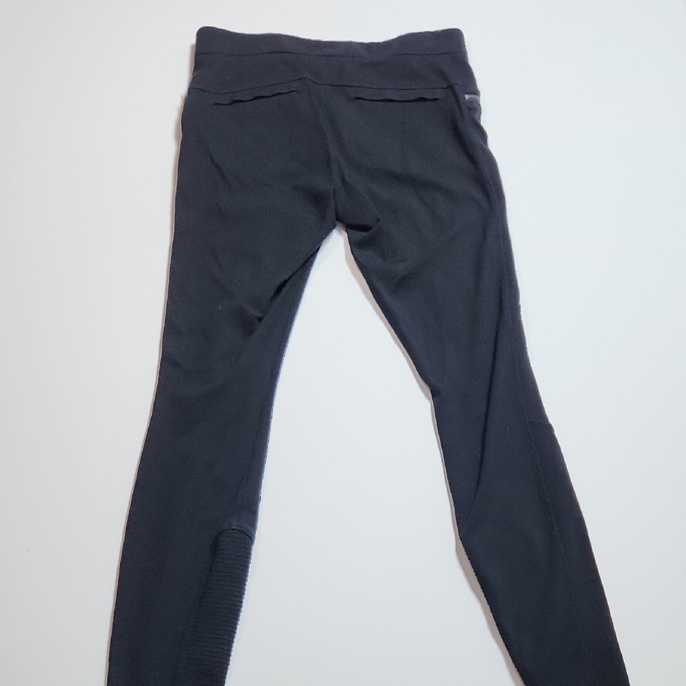 Athleta Black Moto Zip Pocket Leggings Women’s 2 - Picture 6 of 6